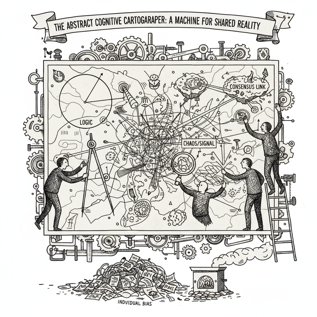 Vision diagram showing complex coordination networks